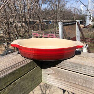 Le Creuset Oval Stoneware Au Gratin Casserole Baking Dish, 9.5” x 7” x 2”